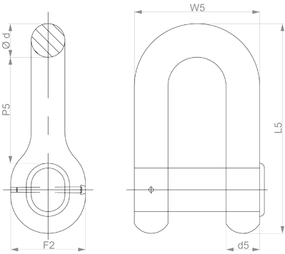 D-Type Anchor Shackle