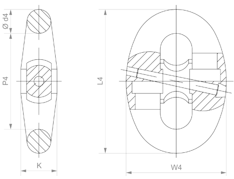 KENTER TYPE JOINING SHACKLE, kettingen, dmc