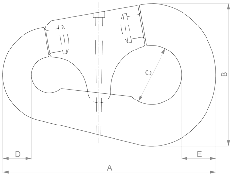 Pear Shaped-Connecting Link, dmc, Pear-Shaped-Connecting-Link