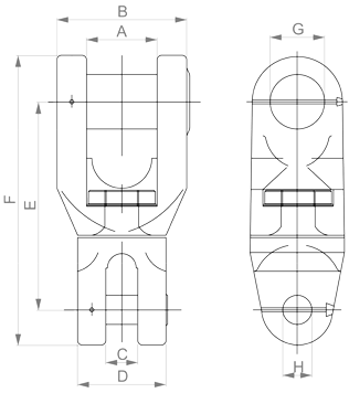 SWIVEL SHACKLE, dmc