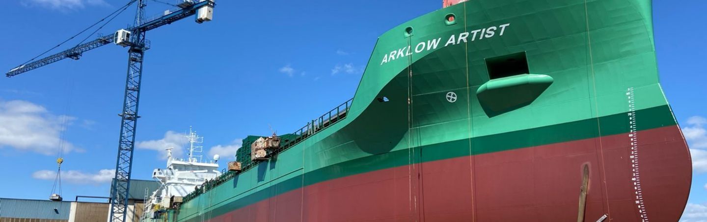 Damen Marine Components levert roeren voor 10 Arklow-schepen