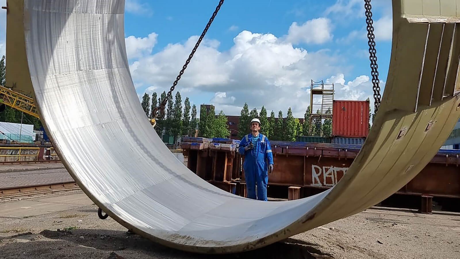 Damen Marine Components, straalbuis voor vriestrawler, Maartje Theadora