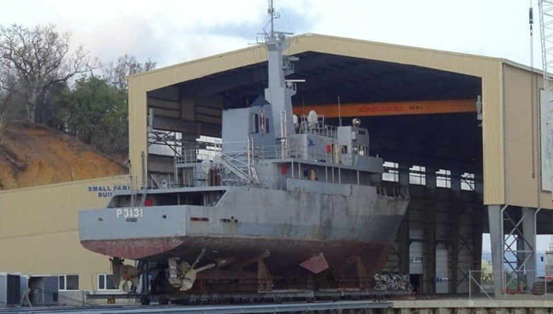 DMC, het eerste captain lierbesturingssysteem, Mombasa Shipyard