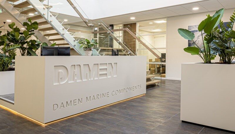 dmc office, damen marine components, Welcome aboard at Damen Marine Components