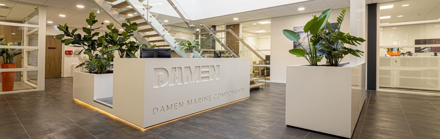 Welcome aboard at Damen Marine Components