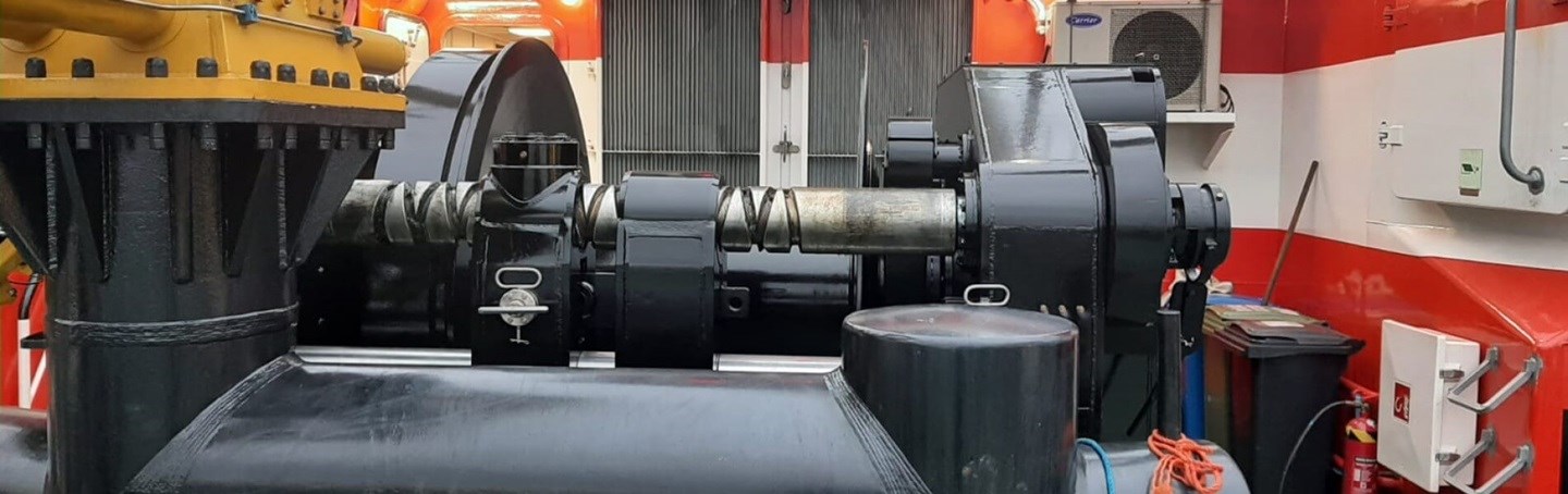 A complete set of DMC Winches was delivered to a magnificent tugboat