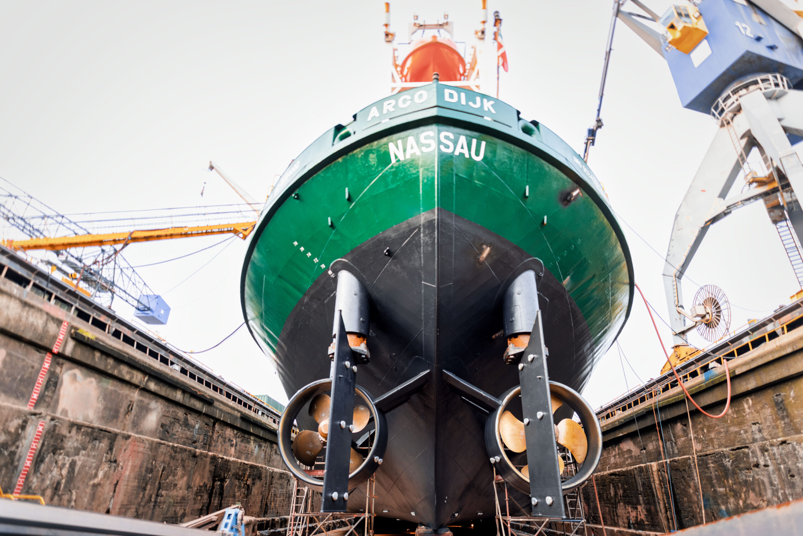United in strength: DMC and Damen Shiprepair Amsterdam deliver swift nozzle refit for Heidelberg Materials UK